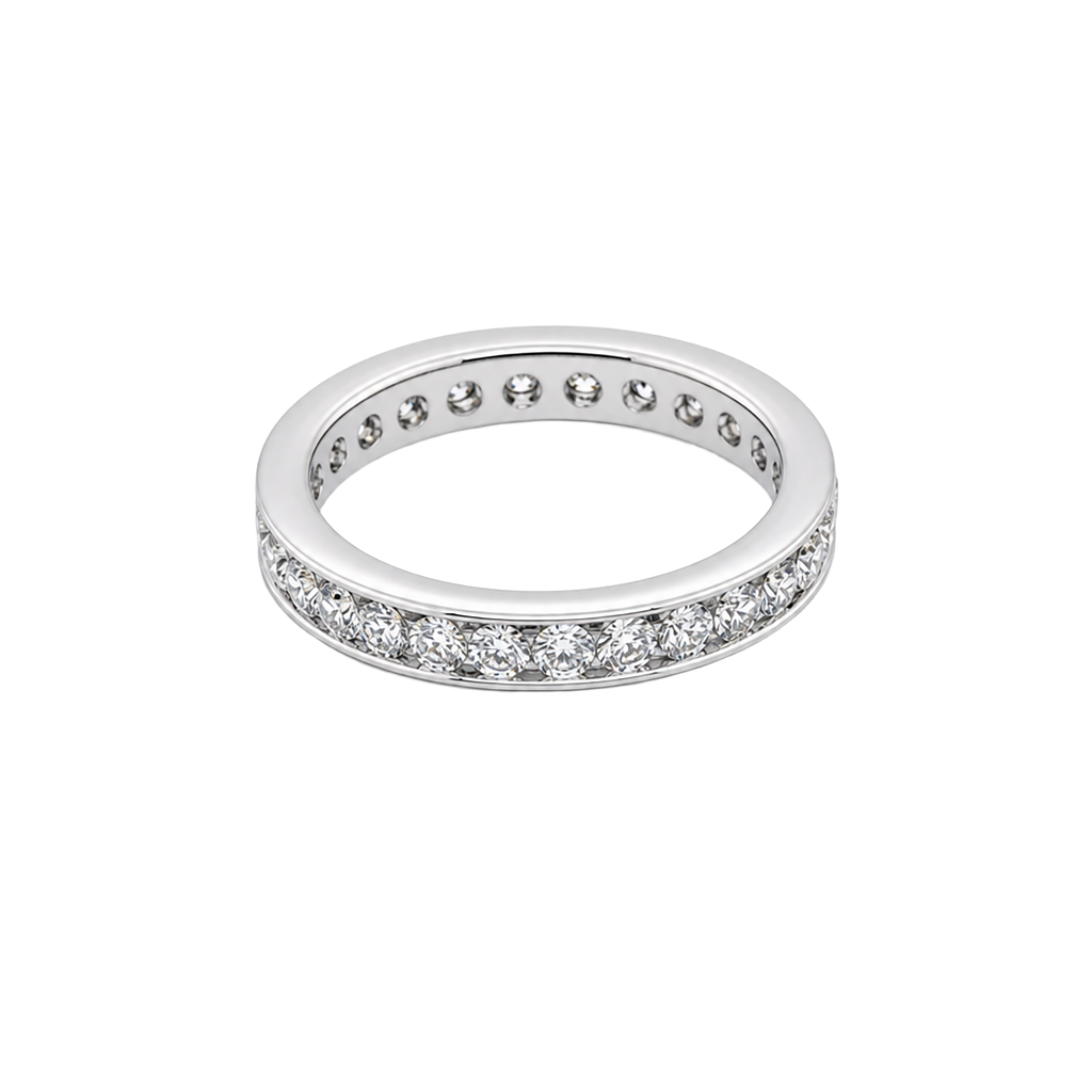 14K Yellow Gold Diamond Band