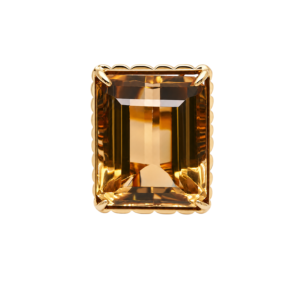 14KY Yellow Gold Citrine Ring