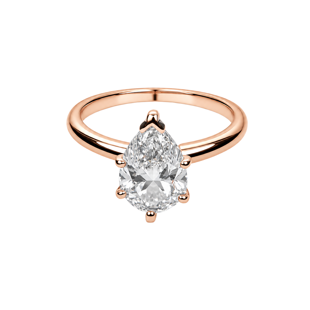 14K Two-Tone Gold Lab Diamond Ring