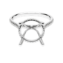 18K White Gold Diamond Ring