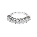 14K White Gold Lab Diamond Band