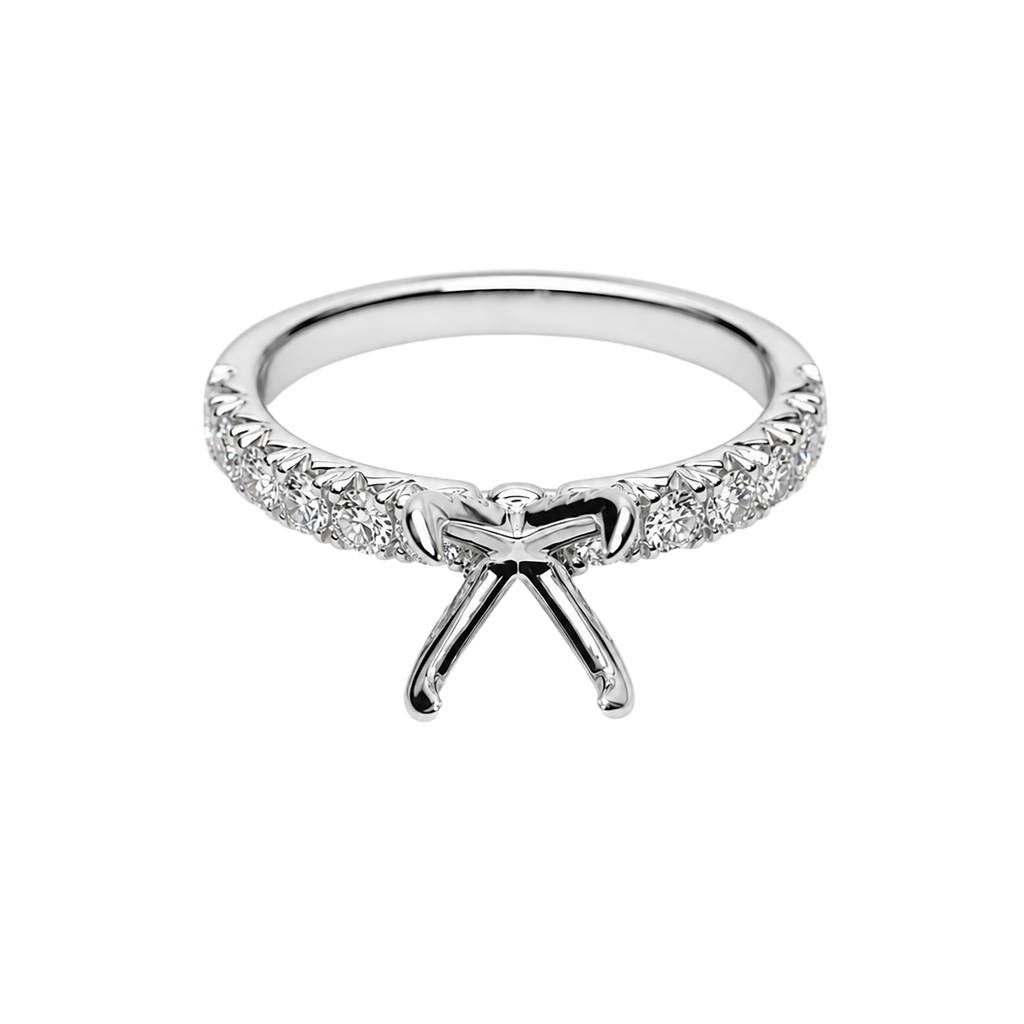 18KW White Gold Diamond Ring