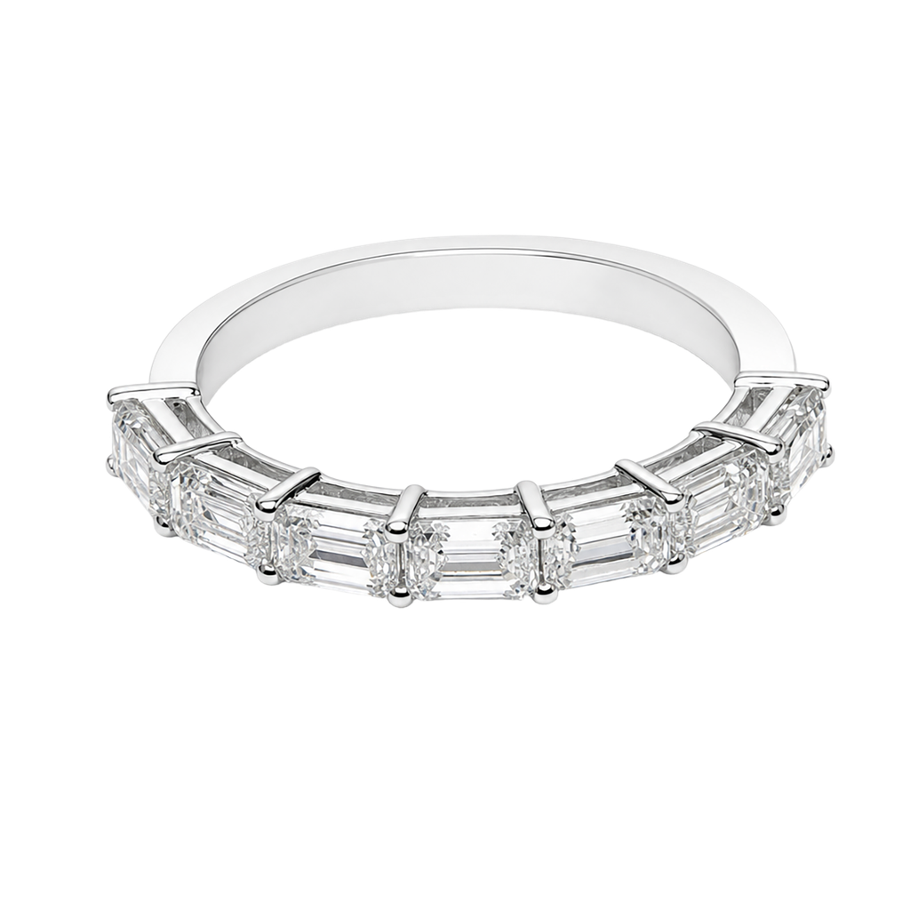 14KW White Gold Lab Diamond Ring