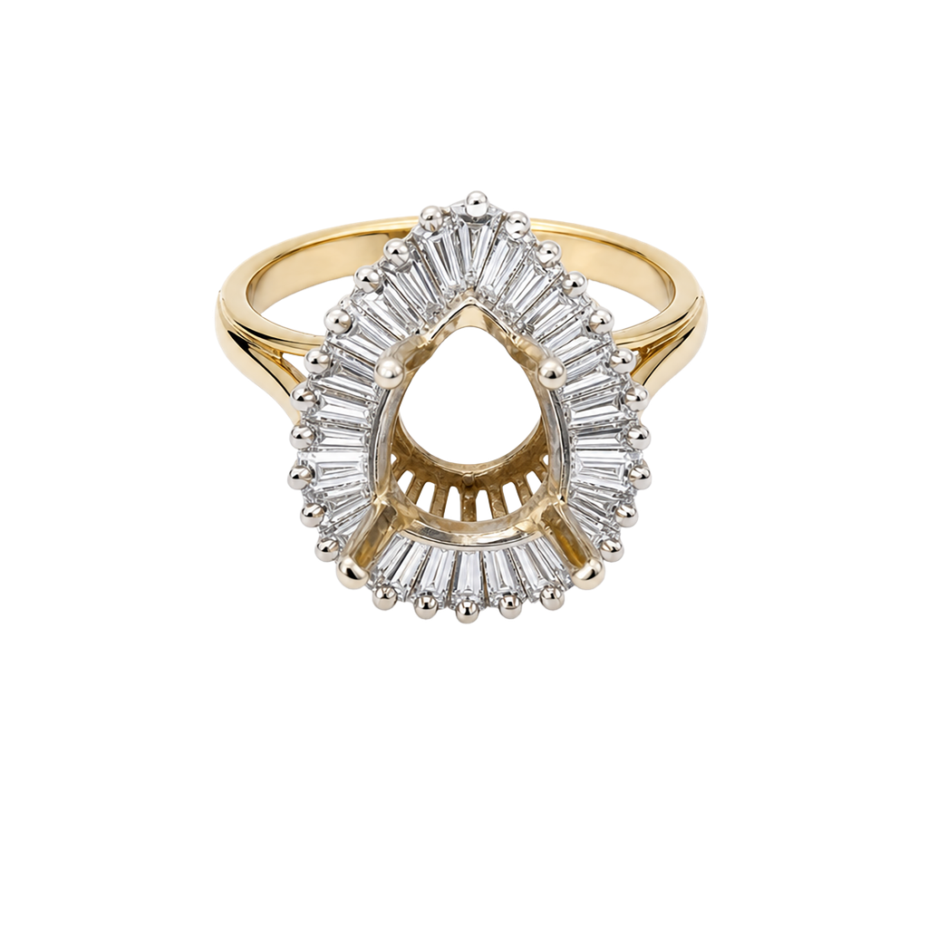 14K Yellow Gold Diamond Ring