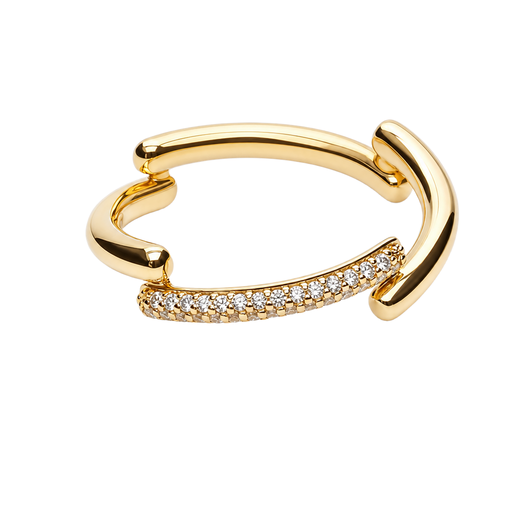 14K Yellow Gold Diamond Ring