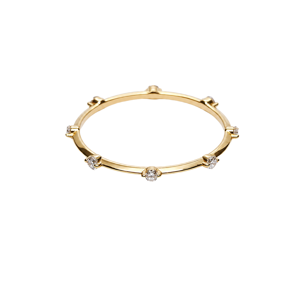 14KY Yellow Gold Lab Diamond Band