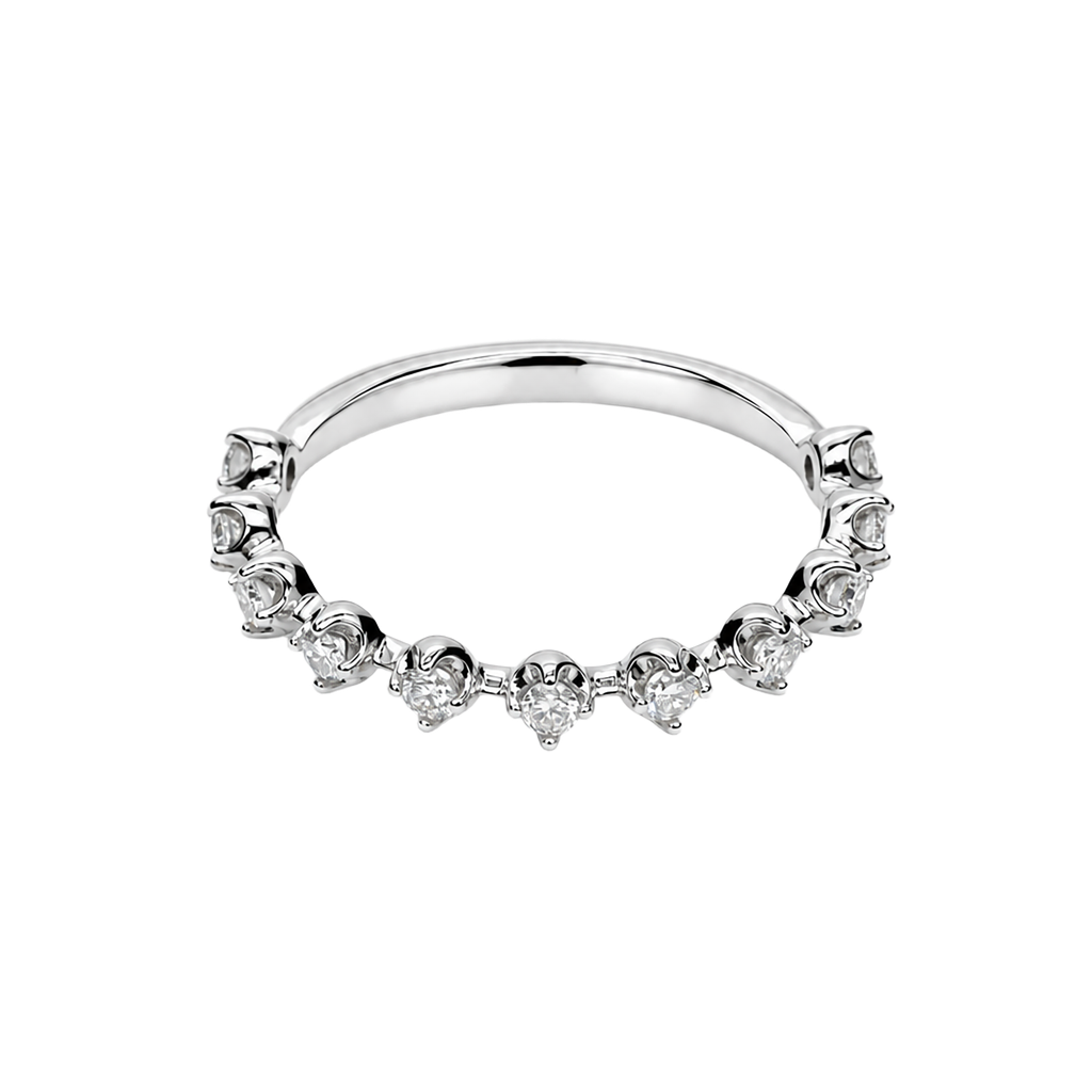 14KW White Gold Diamond Band