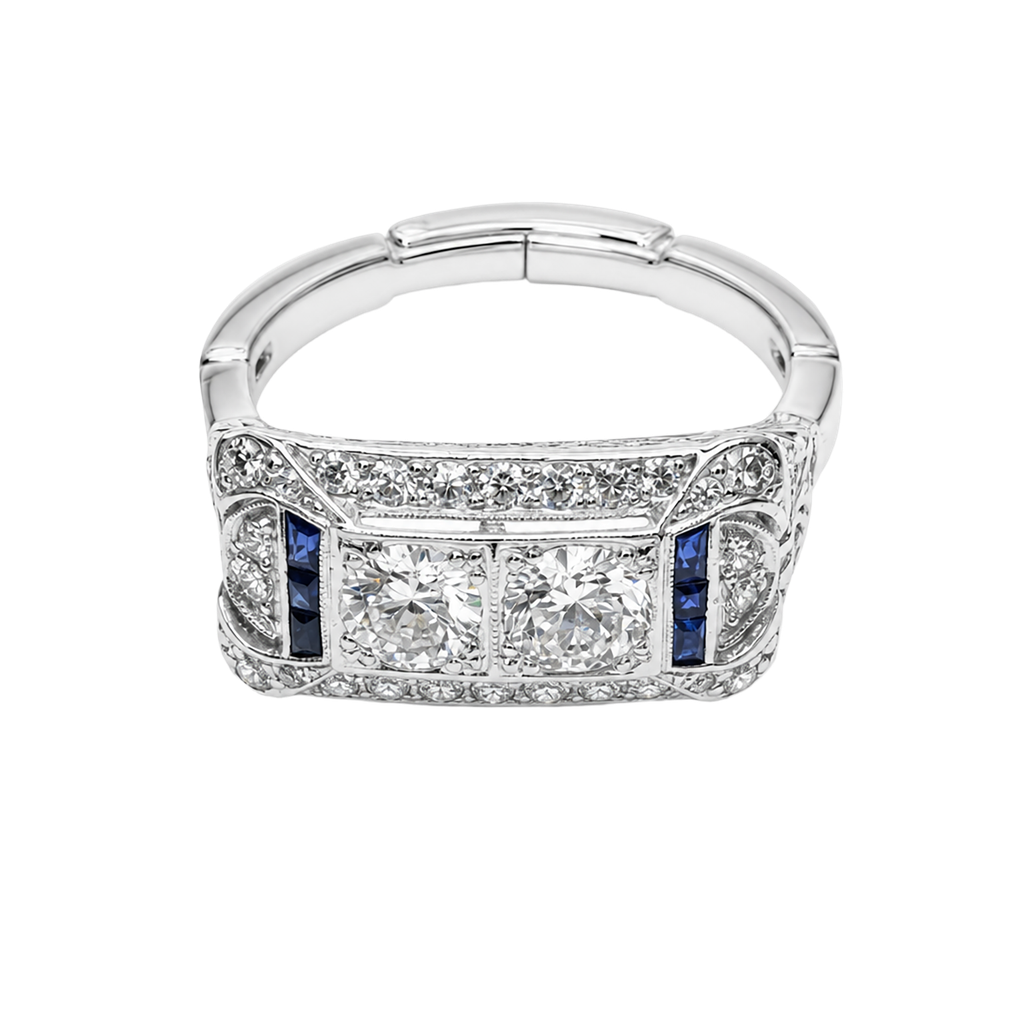 18K White Gold Diamond Ring