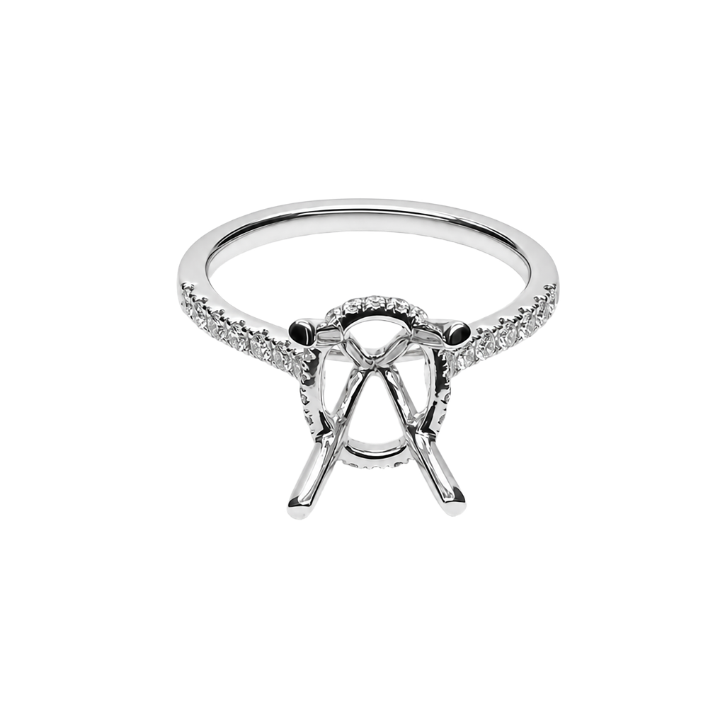 18KW White Gold Diamond Ring
