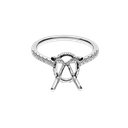 18KW White Gold Diamond Ring