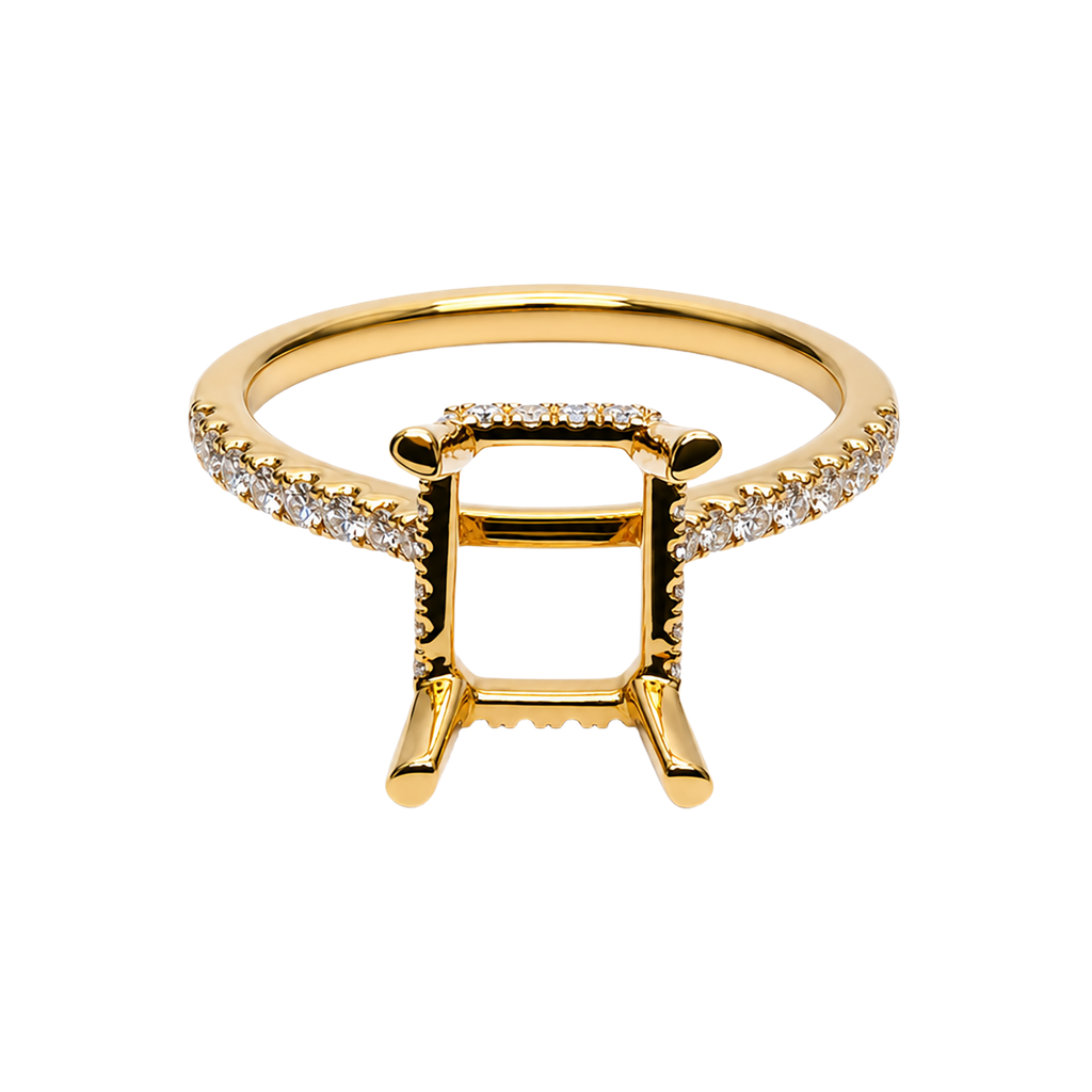 18K Yellow Gold Diamond Ring