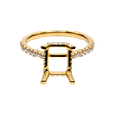 18K Yellow Gold Diamond Ring