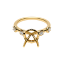 18K Yellow Gold Diamond Ring