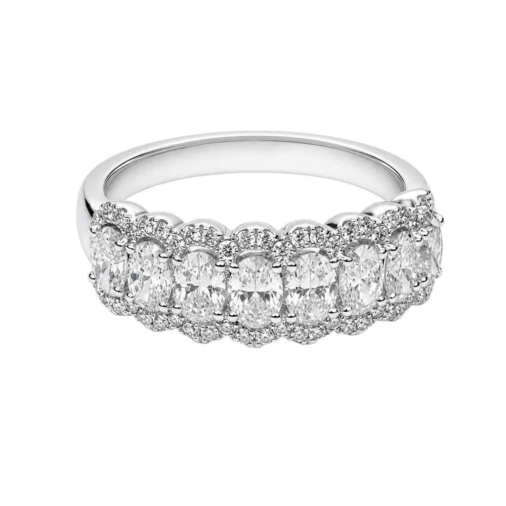 18KW White Gold Diamond Ring