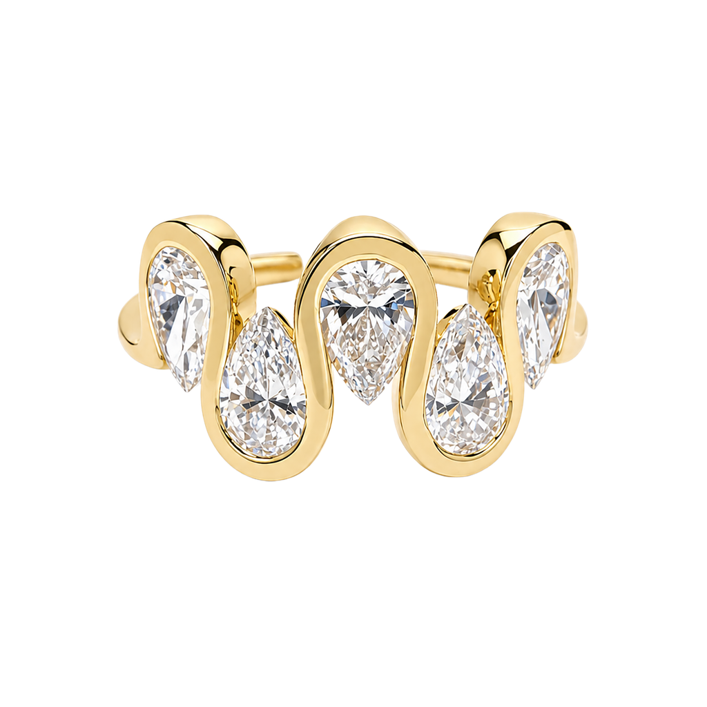 14KY Yellow Gold Lab Diamond Ring