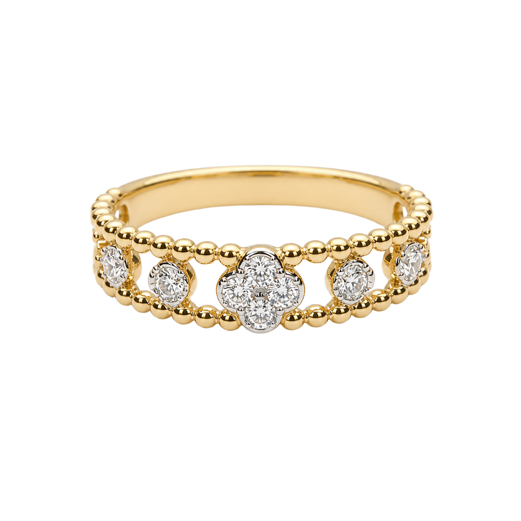 14KY Yellow Gold Diamond Ring