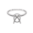 14KW White Gold Diamond Ring