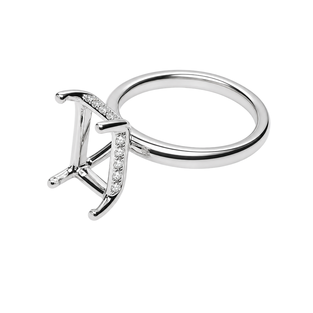 14KW White Gold Diamond Ring