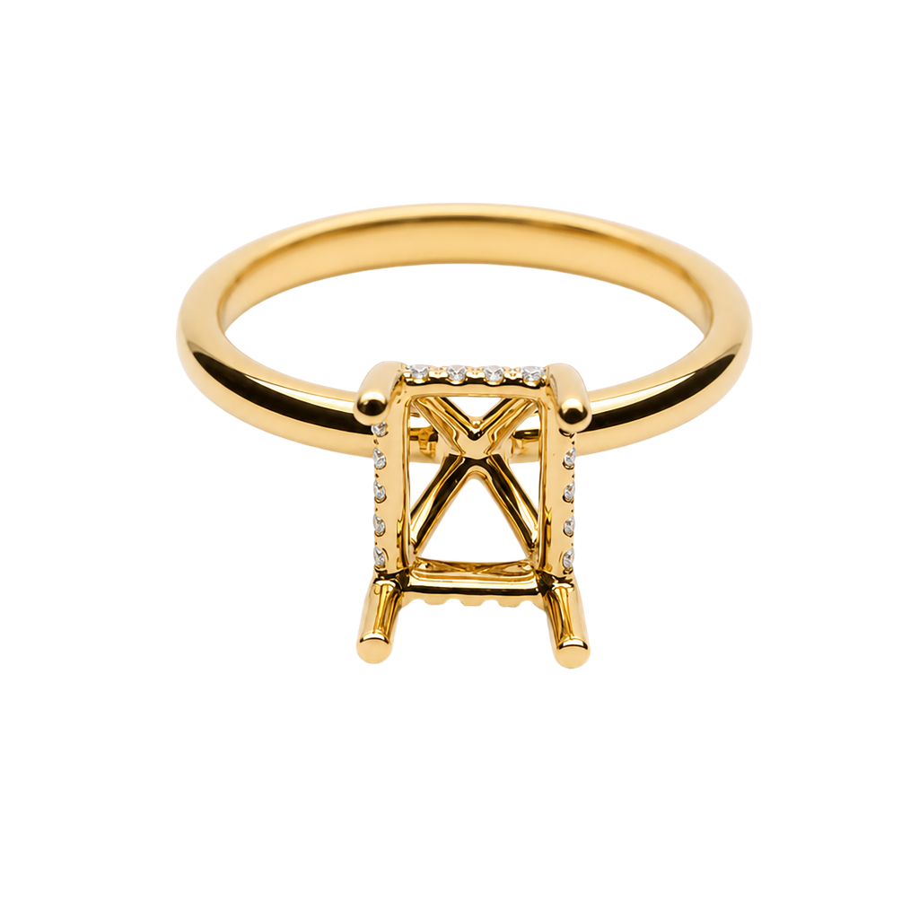 14K Yellow Gold Diamond Ring