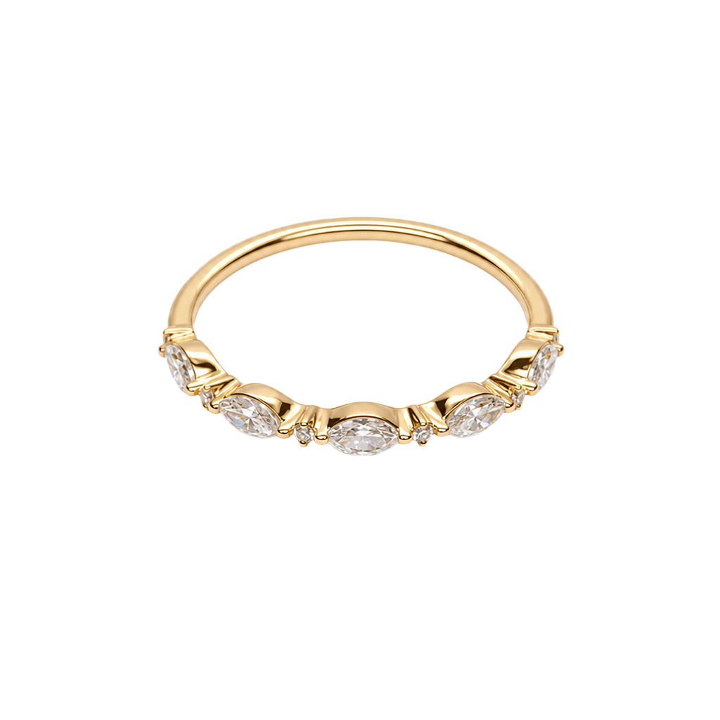 14K Yellow Gold Diamond Ring