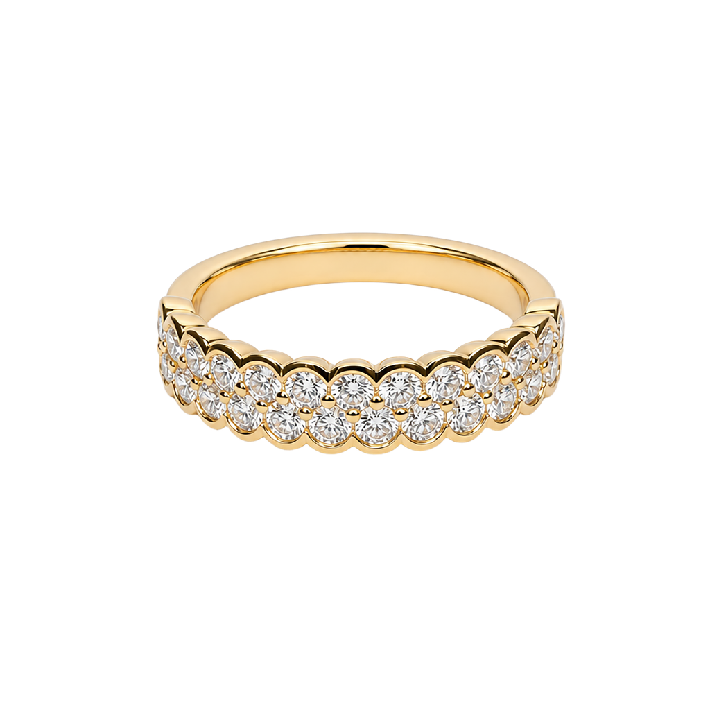 18K Yellow Gold Diamond Ring