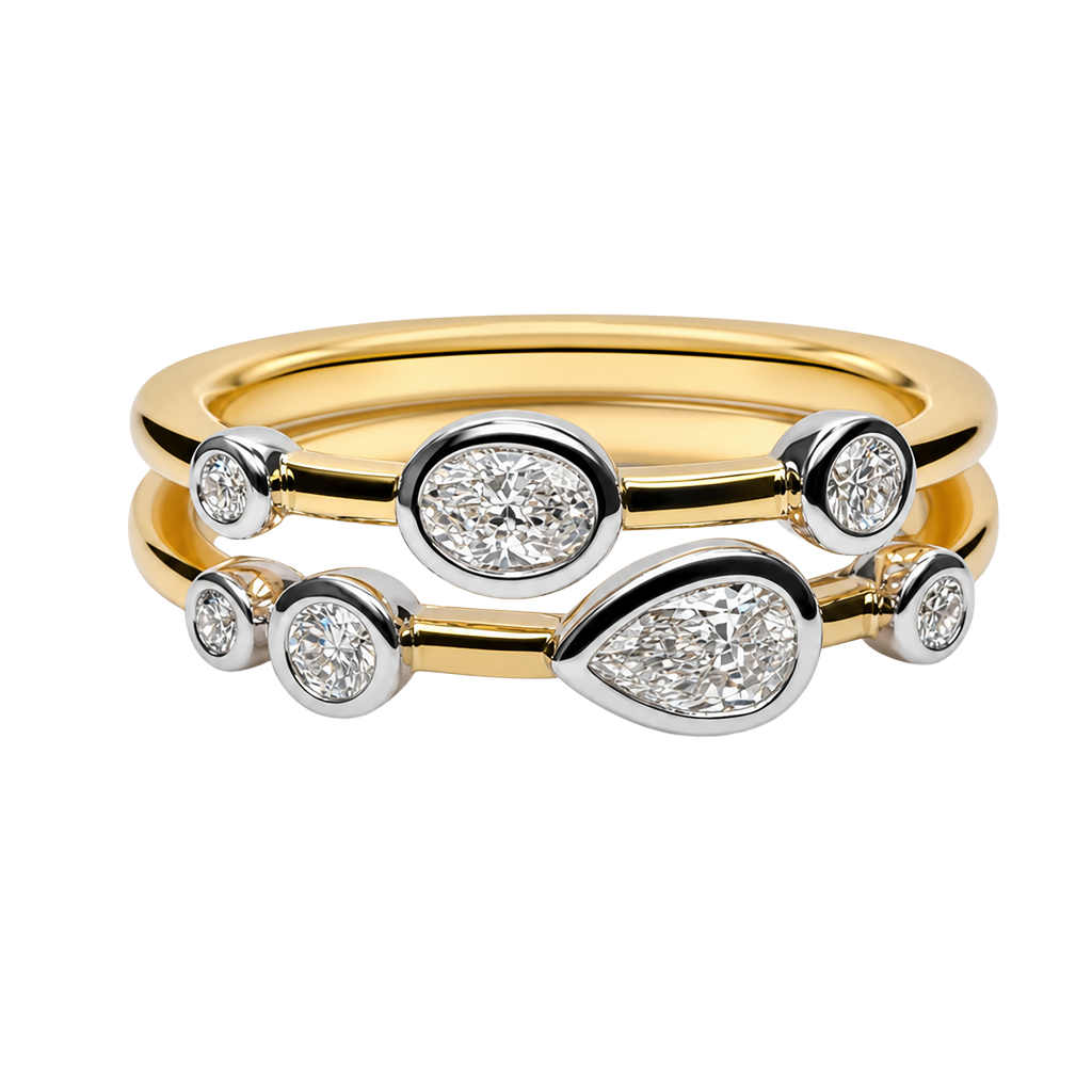 18K Yellow Gold Diamond Ring
