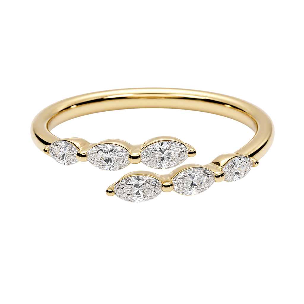 18K Yellow Gold Diamond Ring