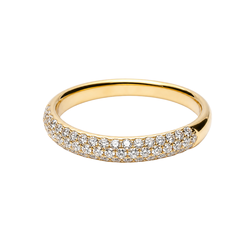 18K Yellow Gold Diamond Ring