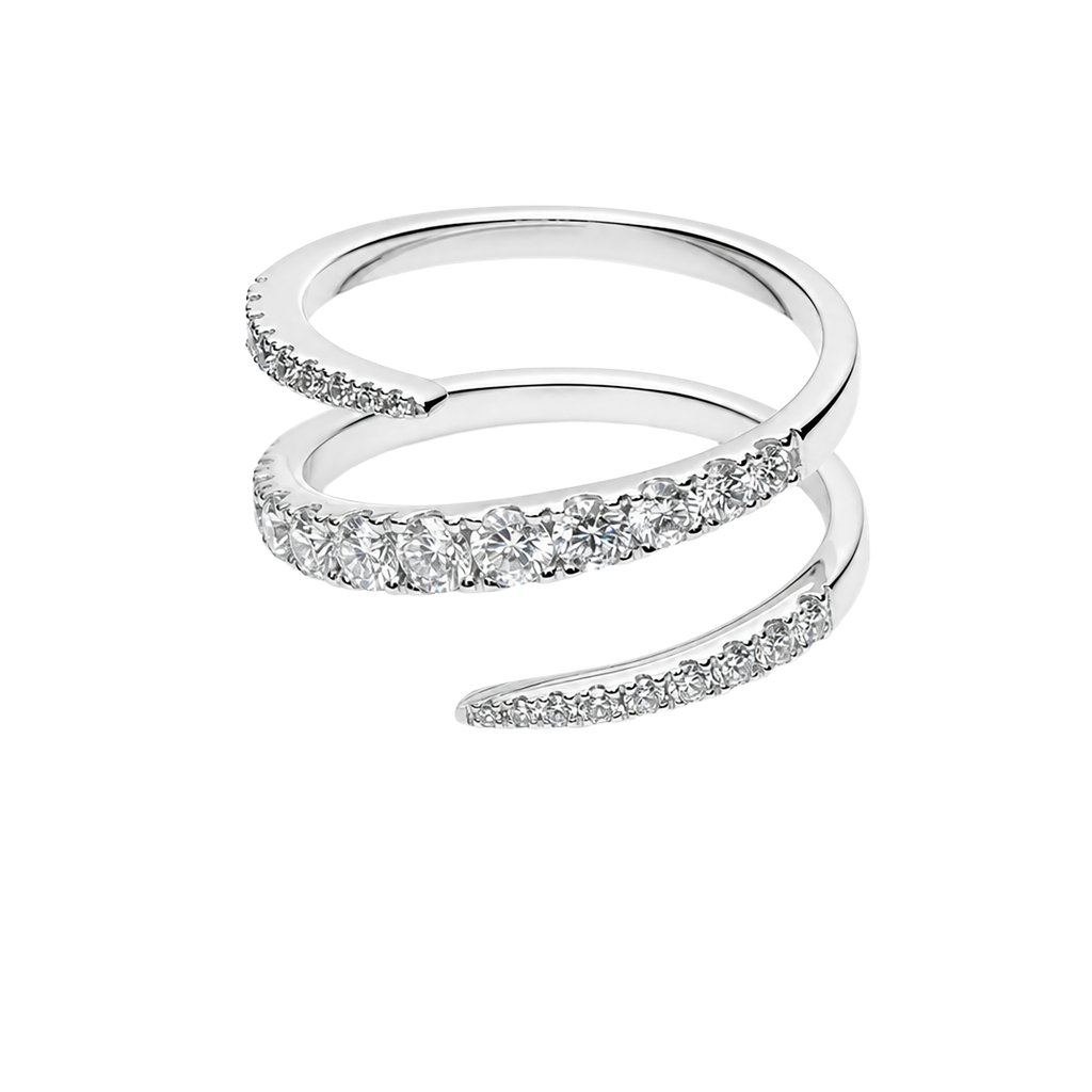 18KW White Gold Diamond Ring