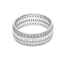 14KW White Gold Diamond Band