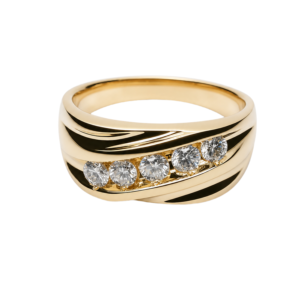 14KY Yellow Gold Diamond Ring