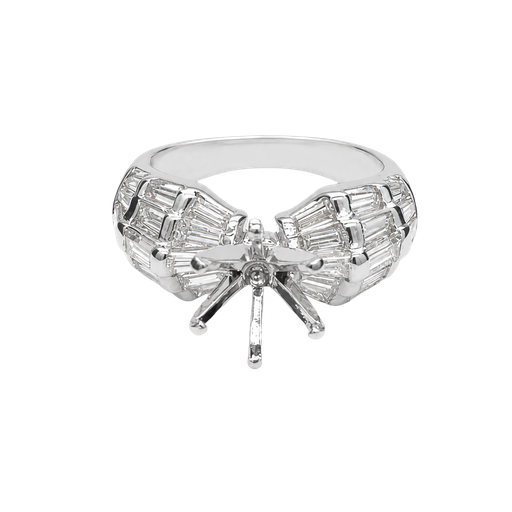 [886806000005] 14K White Gold Diamond Ring