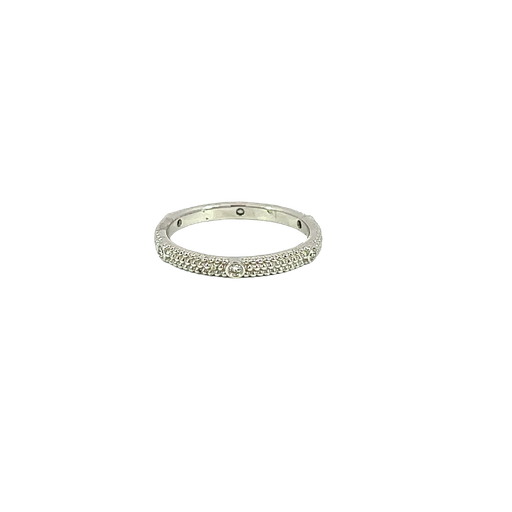 [731635200008] 14K White Gold Fashion and Stackable Ring