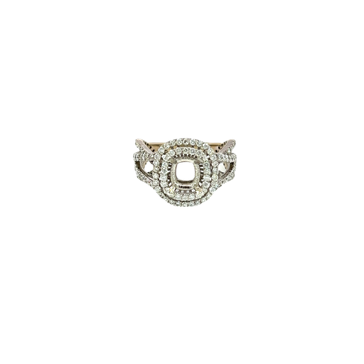 [871686000001] 14K White Gold Diamond Fashion Ring