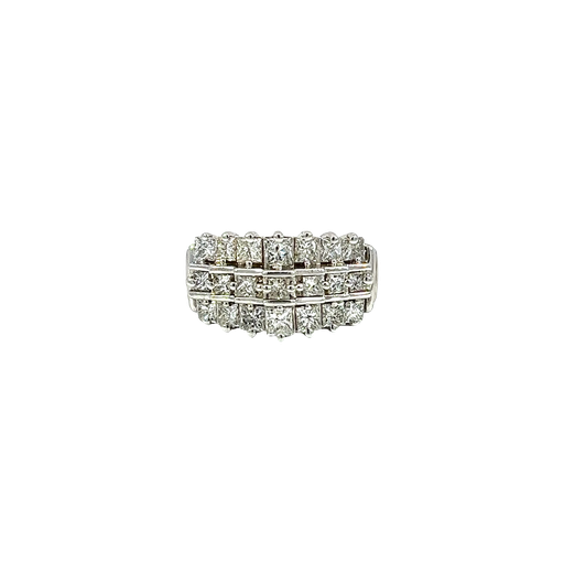 [867193200008] 14K White Gold Diamond Cocktail Ring