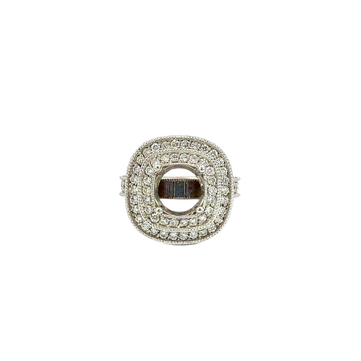 [729388800001] 14K White Gold Diamond Cocktail Ring