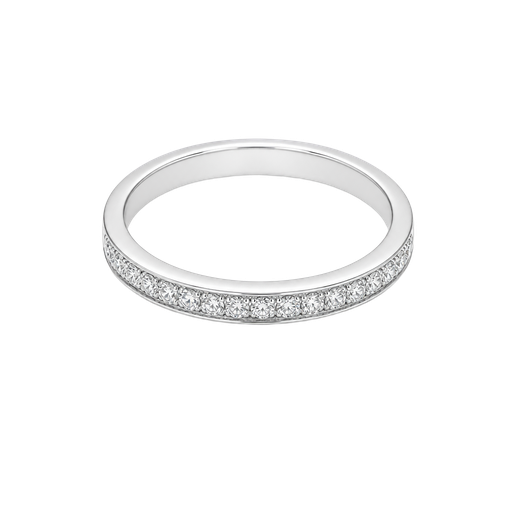 [894499200003] 14K White Gold Diamond Band
