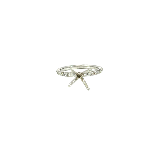 [894499200002] 14K White Gold Diamond Engagement Ring