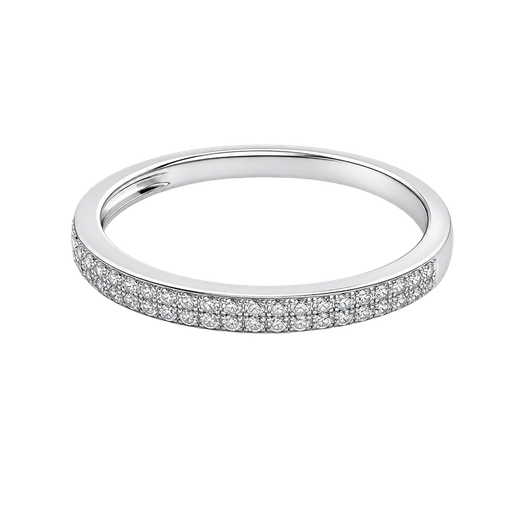[800755200001] 14K White Gold Diamond Band