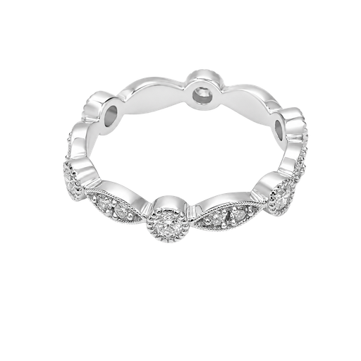 [819673200002] 14K White Gold Diamond Eternity Band
