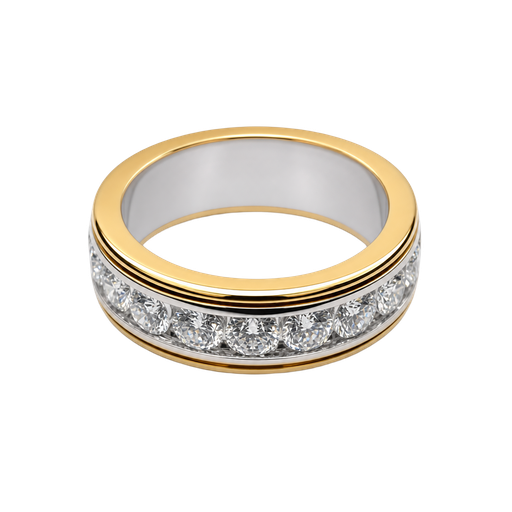 [873932400002] 18KTT  Gold  3.50ct Diamond Ring