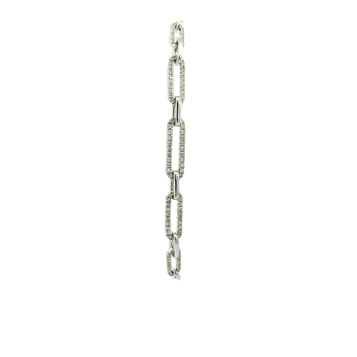 [875746800006] 18K White Gold Diamond Bracelet
