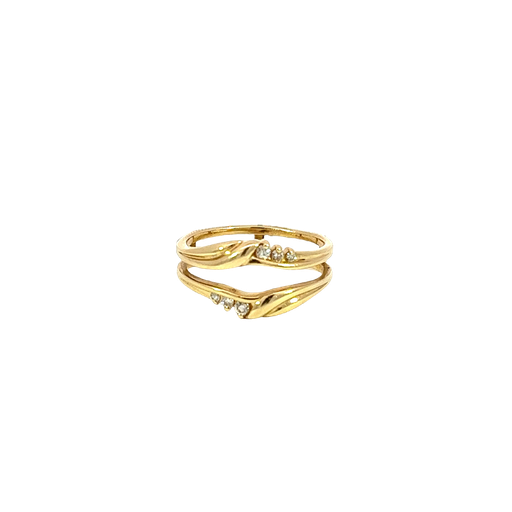 [729907200001] 14K Yellow Gold Diamond Fashion and Guard Ring