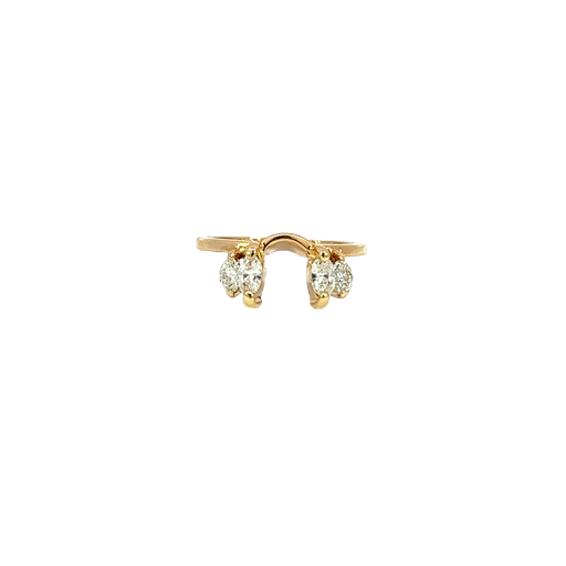 [867193200026] 14K Yellow Gold Diamond Fashion and Guard Ring