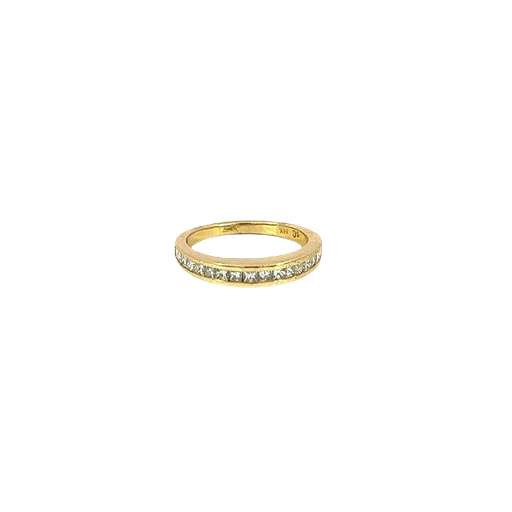 [867193200015] 14K Yellow Gold Diamond Wedding Band Ring
