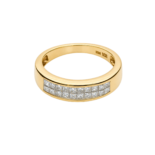 [639360000204] 14K Yellow Gold Diamond Ring