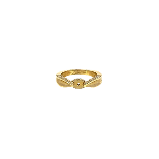 [639360000211] 14K Yellow Gold Engagement Diamond Ring