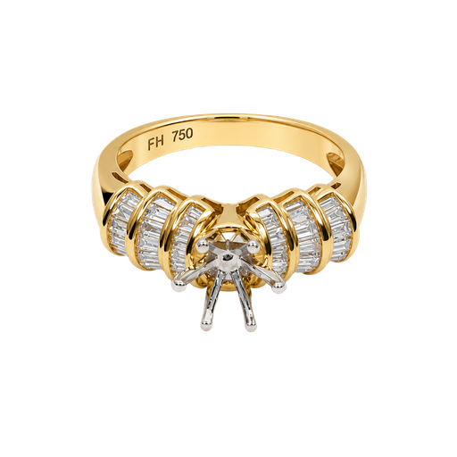 [639360000190] 14K Yellow Gold Diamond Fashion Ring