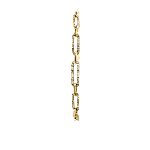 [875746800007] 14K Yellow Gold Diamond Bracelet