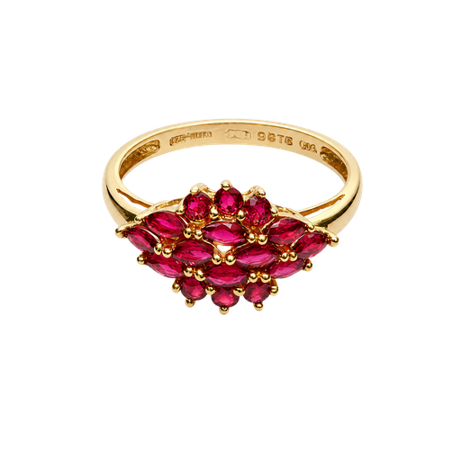 [890524800001] 14K Yellow Gold Ruby Fashion Ring